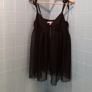 Victoria secrets black sheer babydoll nightie